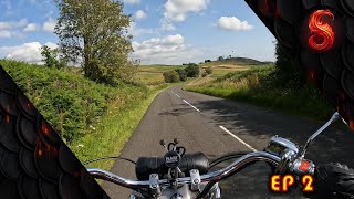 COUNTRY ROADS | Honda VTX 1300 | ASMR Motorcycle ride | Pure Exhaust Sound