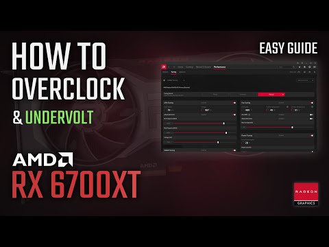 How to OVERCLOCK and UNDERVOLT RX 6700XT | ADRENALIN 2021 Easy Tutorial