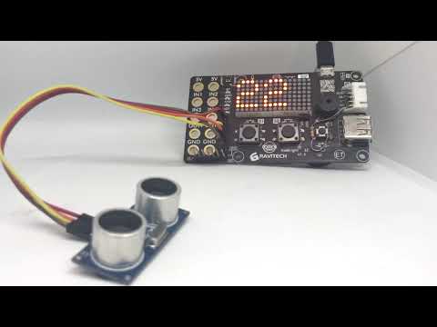 KB-IDE Ultrasonic HC-SR04 plugin