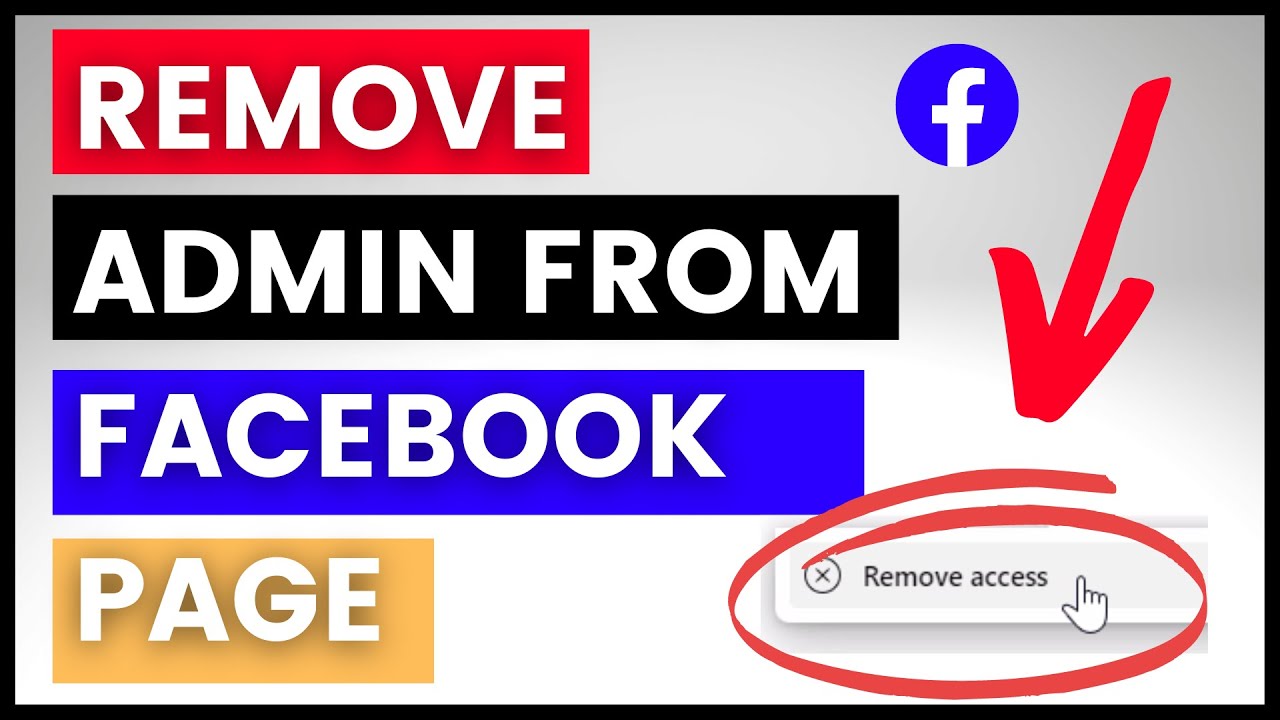 (NEW Method) How To Remove Admin Access From A Facebook Page? [in