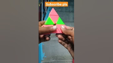 #pyraminx cube magic trick solve #shorts 👇click @doremon_cubing_gamer