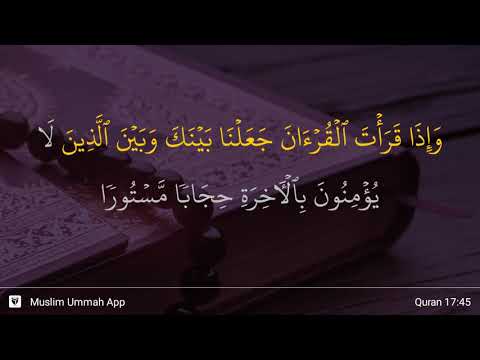 Al Isra Ayat 45 