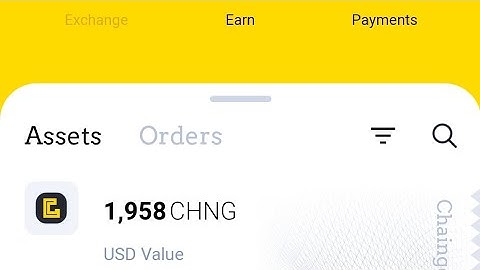 Chainge Finance Update How To Assets Your Chng Token And Withdraw Exchange System