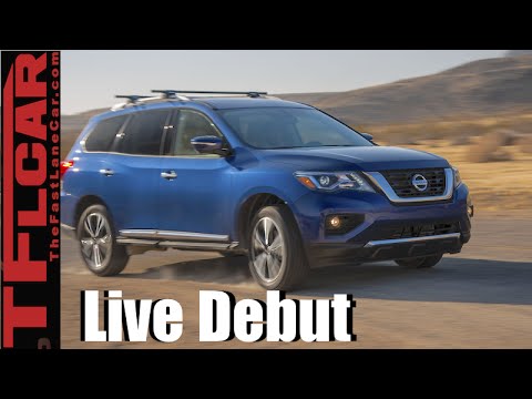 autozone 2017 Nissan Pathfinder Reveal & Debut Almost Live: More HP, Torque & Towing Power