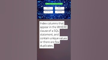⚡ Index: The Secret Sauce for Lightning-Fast Queries! #DatabasePerformance
