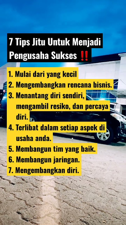 7 Tips Jitu Untuk Menjadi Pengusaha Sukses ‼️ #shorts #motivation #storywa