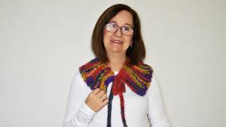 Gola paparazzi em tricô