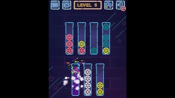 Neon Ball Sort - Bubble Color Sort puzzle Games