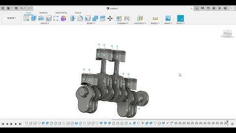 Design and assembly of piston cylinder assembly in autodesk fusion 360