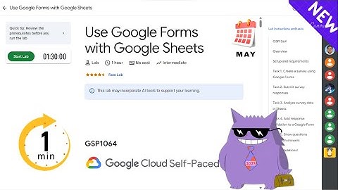Use Google Forms with Google Sheets | #2025 | #GSP1064 |#qwiklabs |Solution