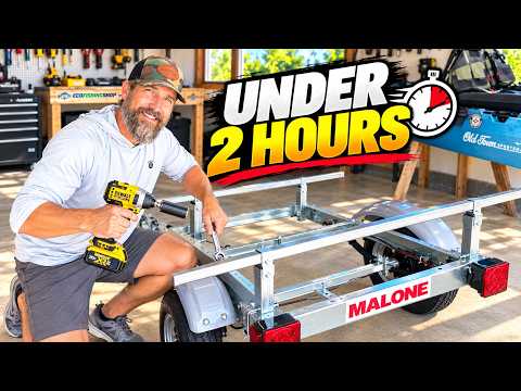 The FASTEST Way to Build a Malone EcoLight Kayak Trailer