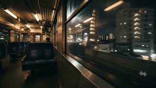 Tuesday Midnight Train | Relaxing Rail Sounds & Blurred City Lights (Lofi Ambient)