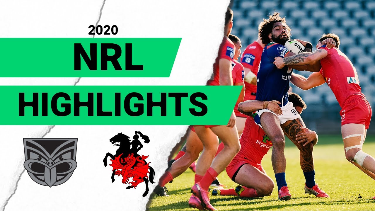 Warriors V Dragons Match Highlights Round 3 2020 Telstra Premiership Nrl Youtube