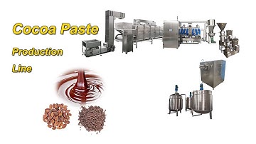 Cocoa Paste Production Line Demonstration | One-Stop Food Processing Solutions