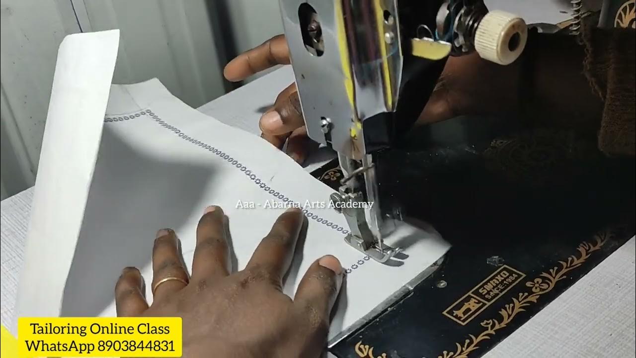 Tailoring Class 5, Basic Tailoring Stitch Practice AbarnaArtsAcademy