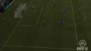 FIFA 12 Long Shot post Goal