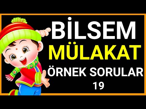 Bilsem Mülakat | Genel Yetenek Soruları | Bilsem Sınavı | IQ Test | #19