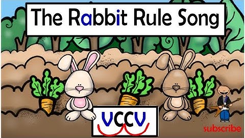The Rabbit Rule Syllable Division Song (VCCV) Song