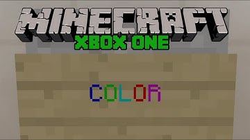 Minecraft Xbox One: SECRET COLORED TEXT ON SIGNS! Easy Tutorial