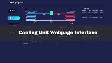 Cooling Unit Webpage Interface