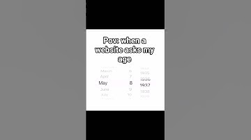 pov:when a website asks my age