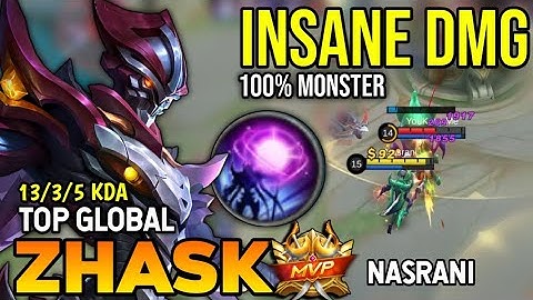 ZHASK BEST BUILD 2022 | TOP GLOBAL ZHASK GAMEPLAY | MOBILE LEGENDS✓