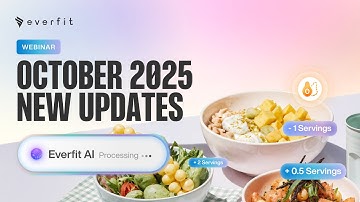 October 2025 New Features: Calorie Tracker, Modify Recipe with AI, Save Variation as new recipe