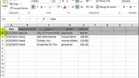 Inserting / Deleting Rows / Columns in Excel 2013
