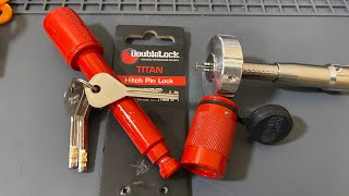 DoubleLock Titan Hitch Pin Lock Picked