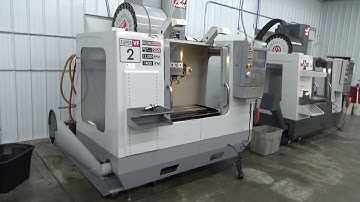 Haas VF-2 Super Speed CNC Vertical Machining Center with Probing and 4th axis Drive For Sale