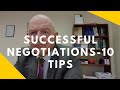 10 Tips for Successful Negotiations-How to Negotiate