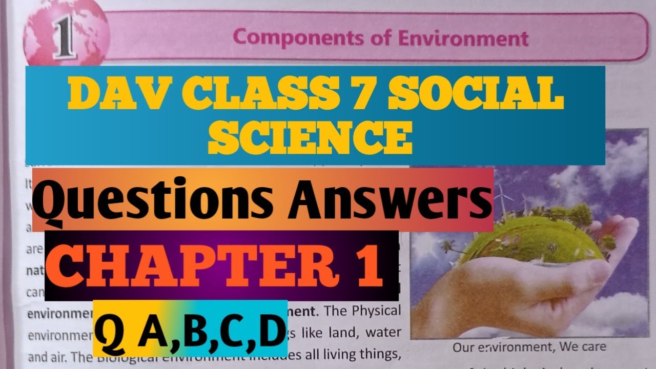 dav assignment class 7 social science