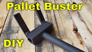 How to build a diy pallet buster breaker bar tool for dismantling pallets.