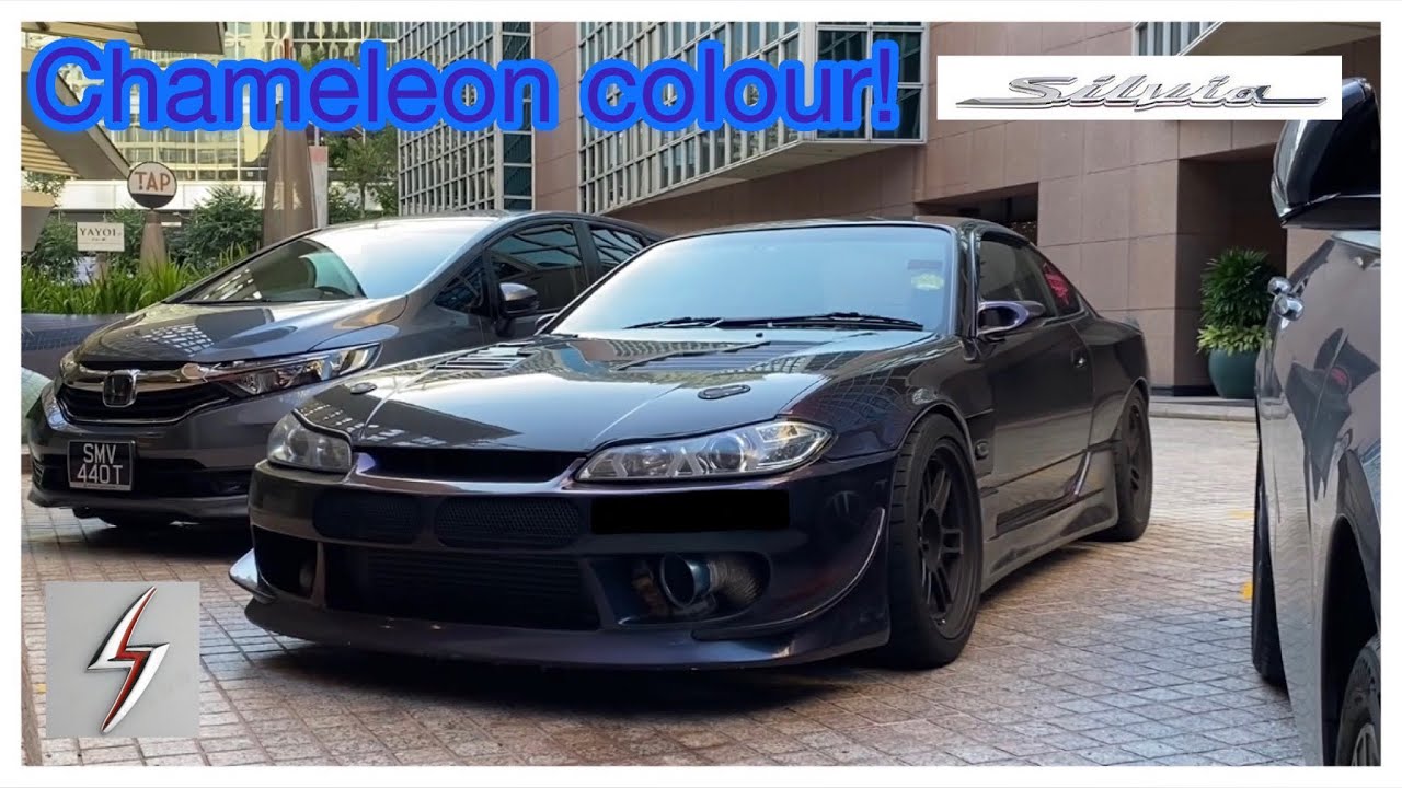 A Rare Appearance Chameleon Nissan Silvia S15 Spec R At Millenia Walk Singapore Youtube