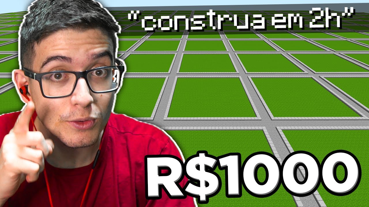 Construção do r Geleia no Minecraft @geleiaplays @geleia.plays