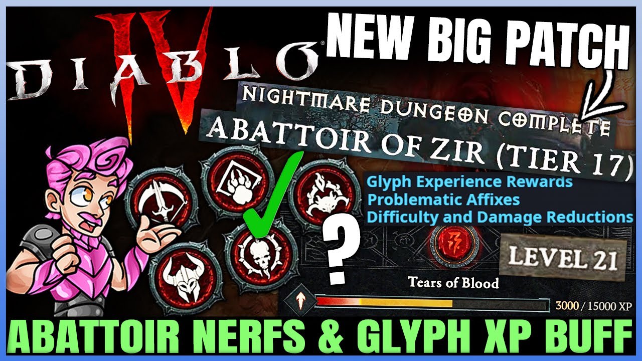 Diablo 4 1.2.3 Full Patch Notes: Glyph XP Buffs & Dungeon Changes