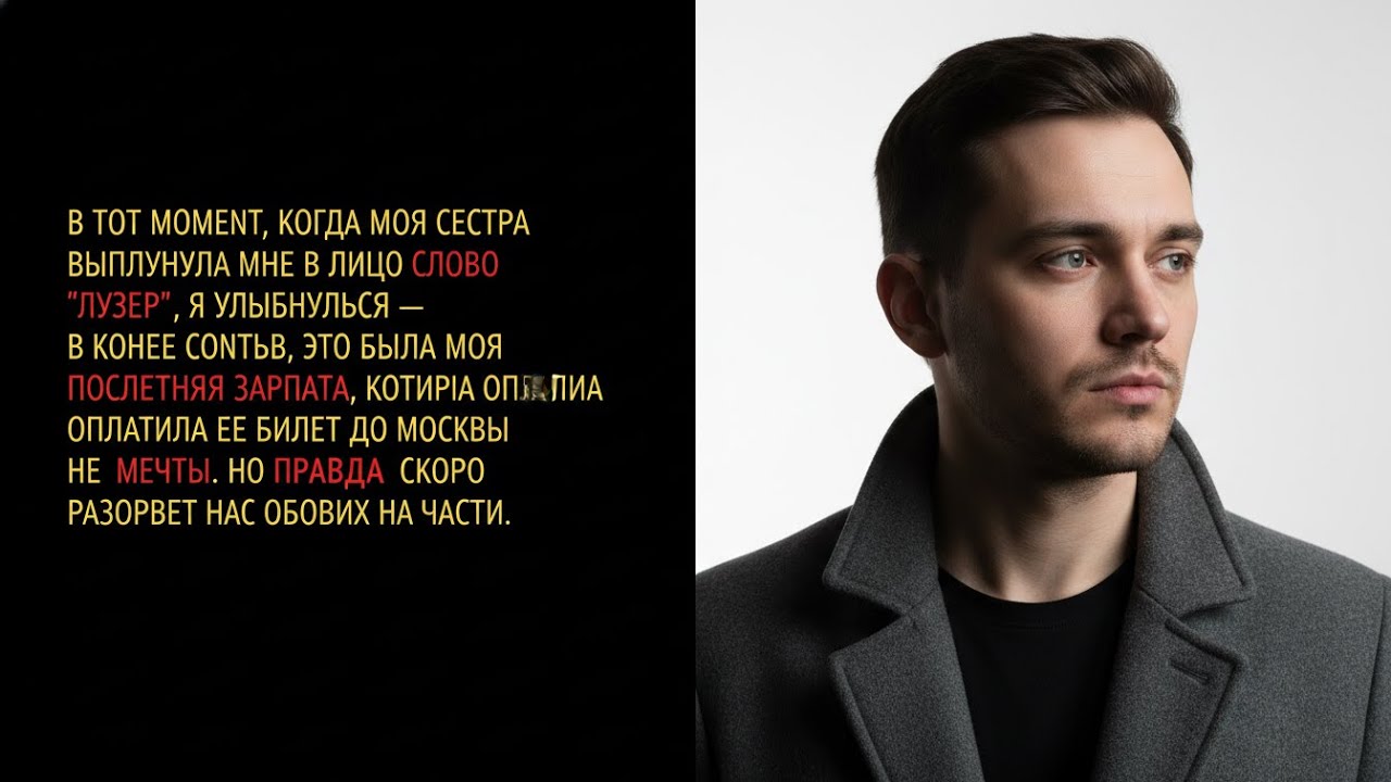 СЕСТРА НАЗЫВАЛА МЕНЯ НЕУДАЧНИКОМ, ПОКА Я ТАЙНО ПОДДЕРЖИВАЛ И ОПЛАЧИВАЛ ЕЁ МЕЧТЫ