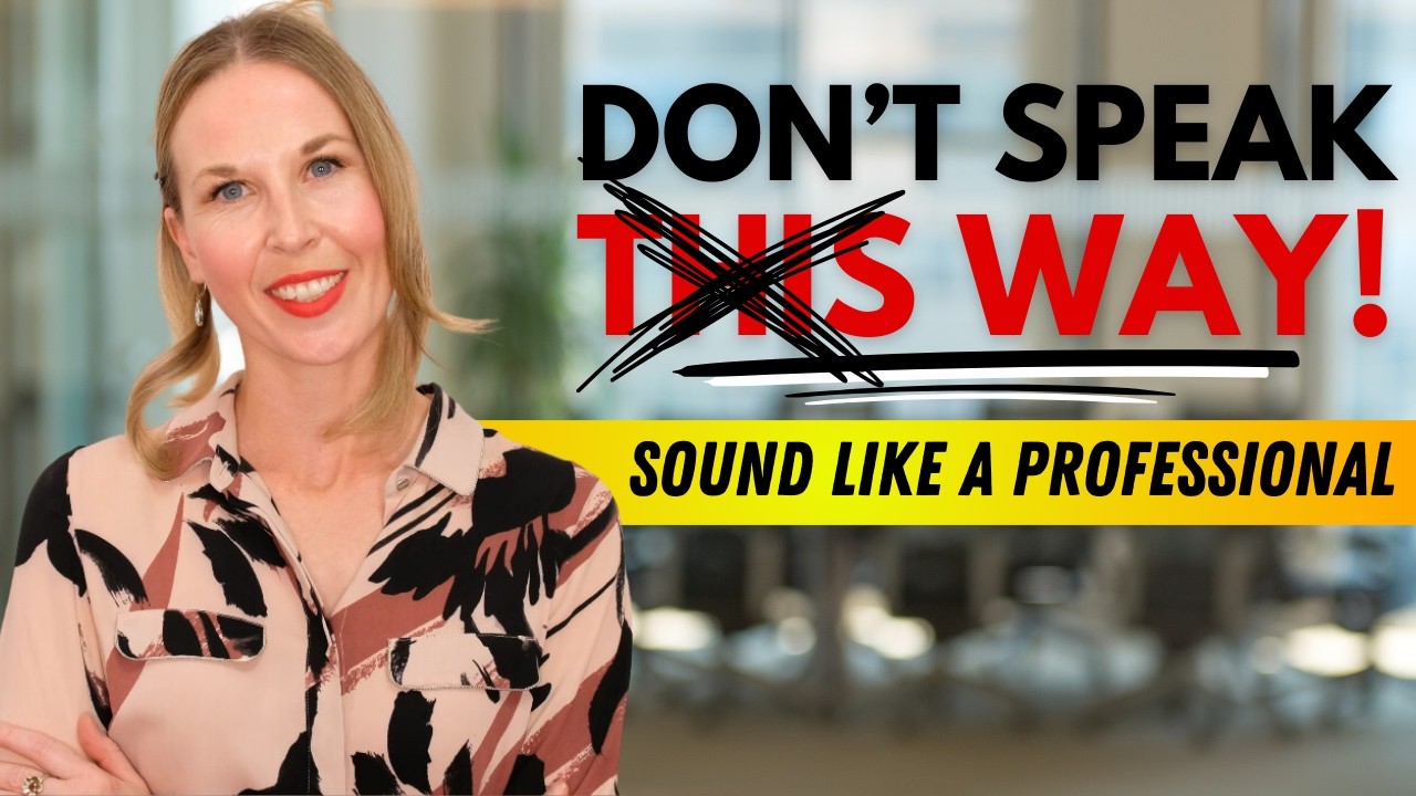 To Sound Professional & Confident, Avoid Speaking Like This. | 7 Tips ...