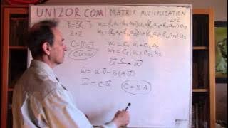 Unizor - Matrix Multiplication - 2x2 Case