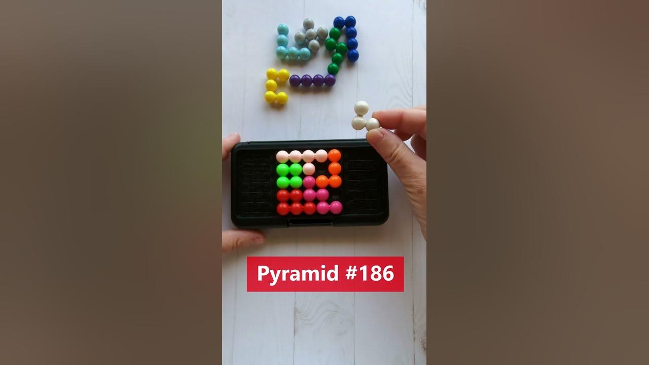 How to Solve Kanoodle Pyramid 186 shorts YouTube