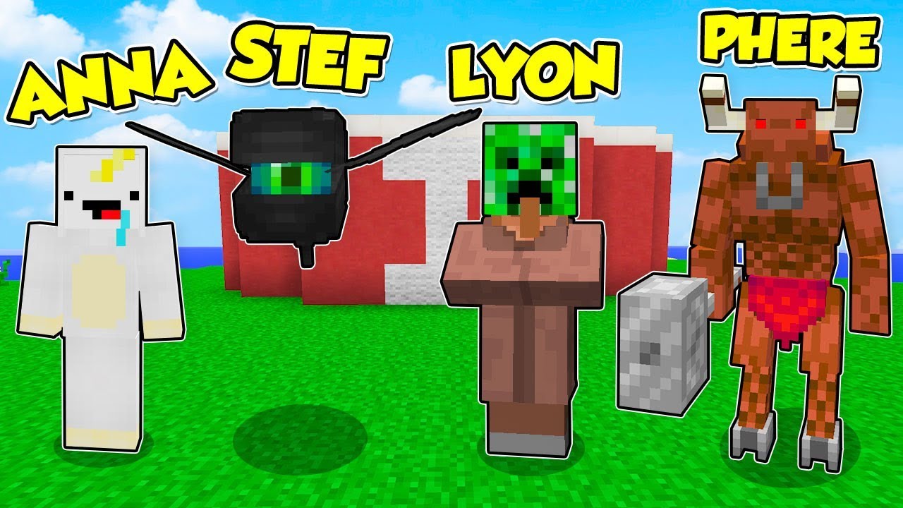 Minecraft ITA - PROVA A NON RIDERE CON QUESTI MOSTRI! - W/Lyon