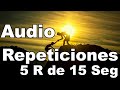 Audio Conteo de 5 Repeticiones de 15 Segundos Repeticiones para Ejercicios