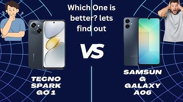 Tecno Spark go 1 vs Samsung Galaxy A06 Konsa Khareeda gyee?? Pori Video Dekhna #budgetphones