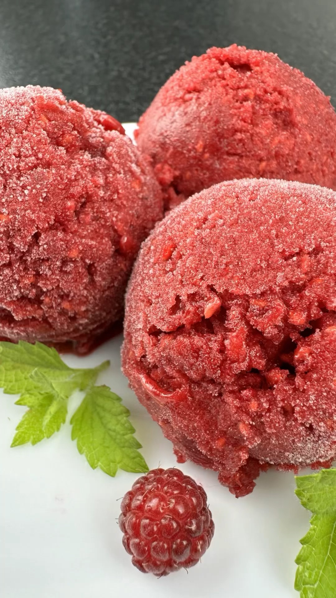 Himbeersorbet Eis 🍧 😍 selber machen #eis #dessert #rezept - YouTube