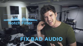 Fix BAD AUDIO with the Notch Filter in Premiere Pro