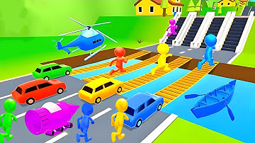 Shape shifting 🏃‍♂️🚗🚲🚦All Levels Gameplay Walkthrough Android,ios Max Level BNV50