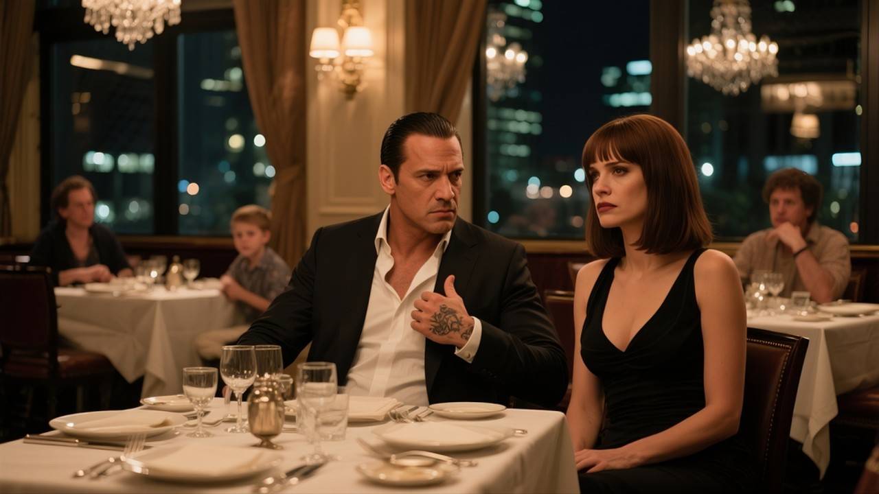 At an Anniversary Dinner with His New Girlfriend, the Mafia Boss Froze — His Ex Walked In with Twins
