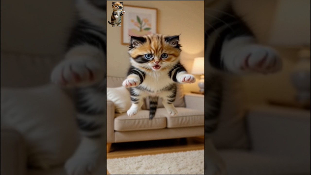 "Cute Viral Kitten Playing – 