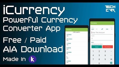 Currency Converter | Simple and Powerful | Free AIA Download