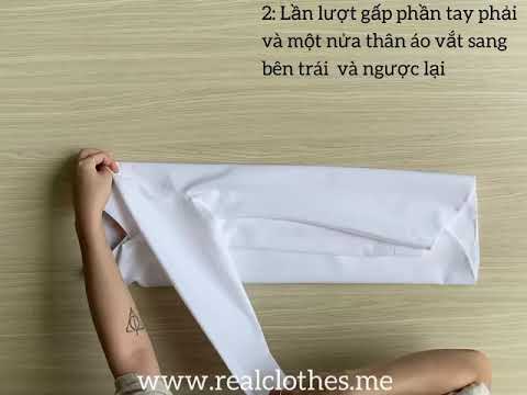 Video: 4 cách gấp áo sơ mi dài tay